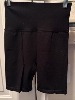 PINK Victoria's Secret Black High-Waist Bike Shorts